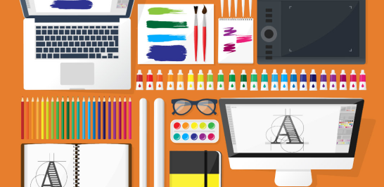 Painel do post sobre criação de logotipo
              